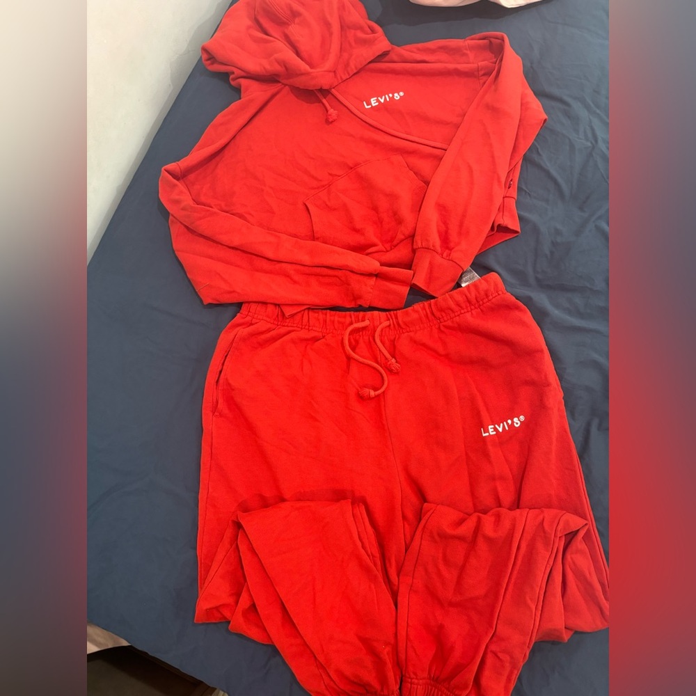 Levi's Vibrant Red Lounge Set